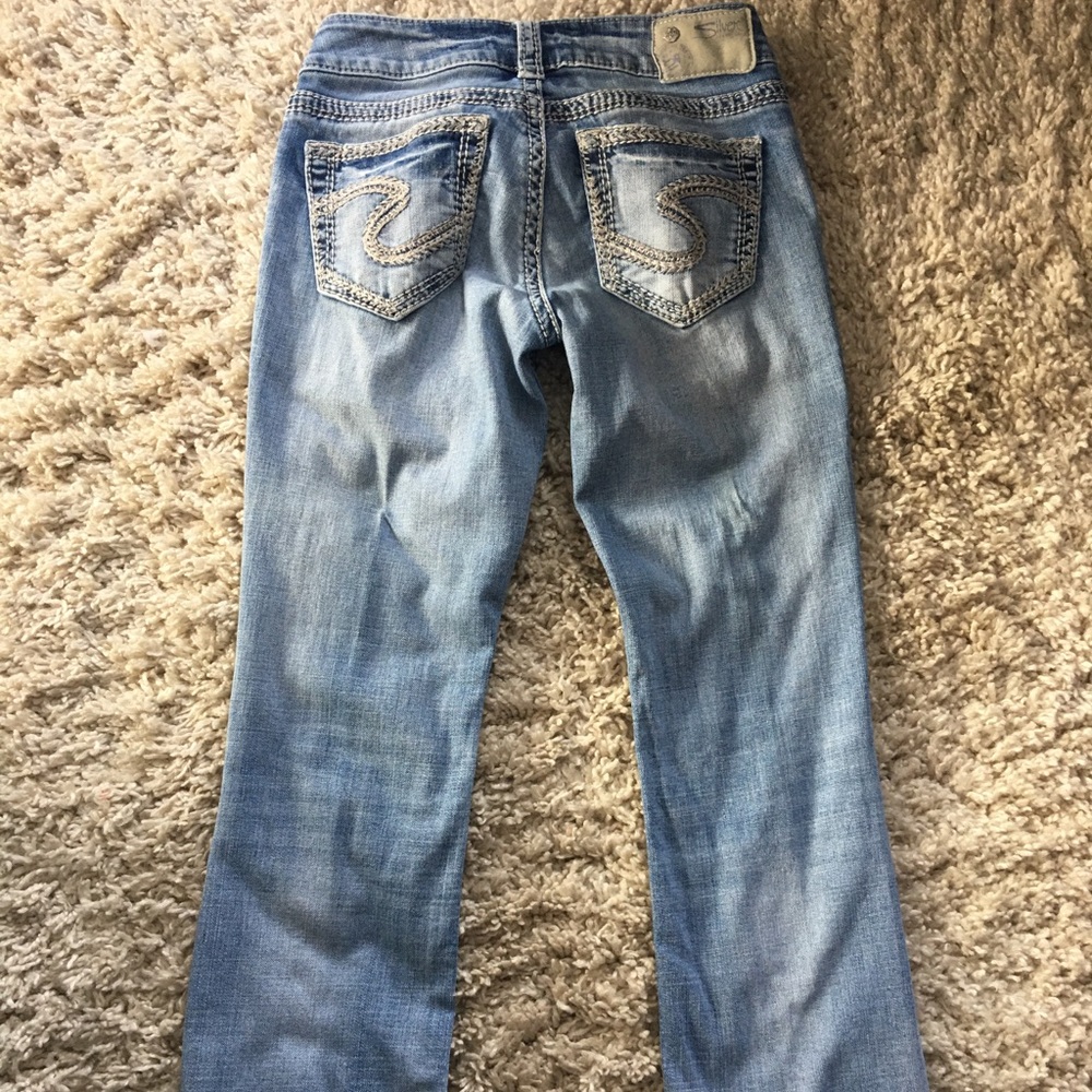 Silver jeans